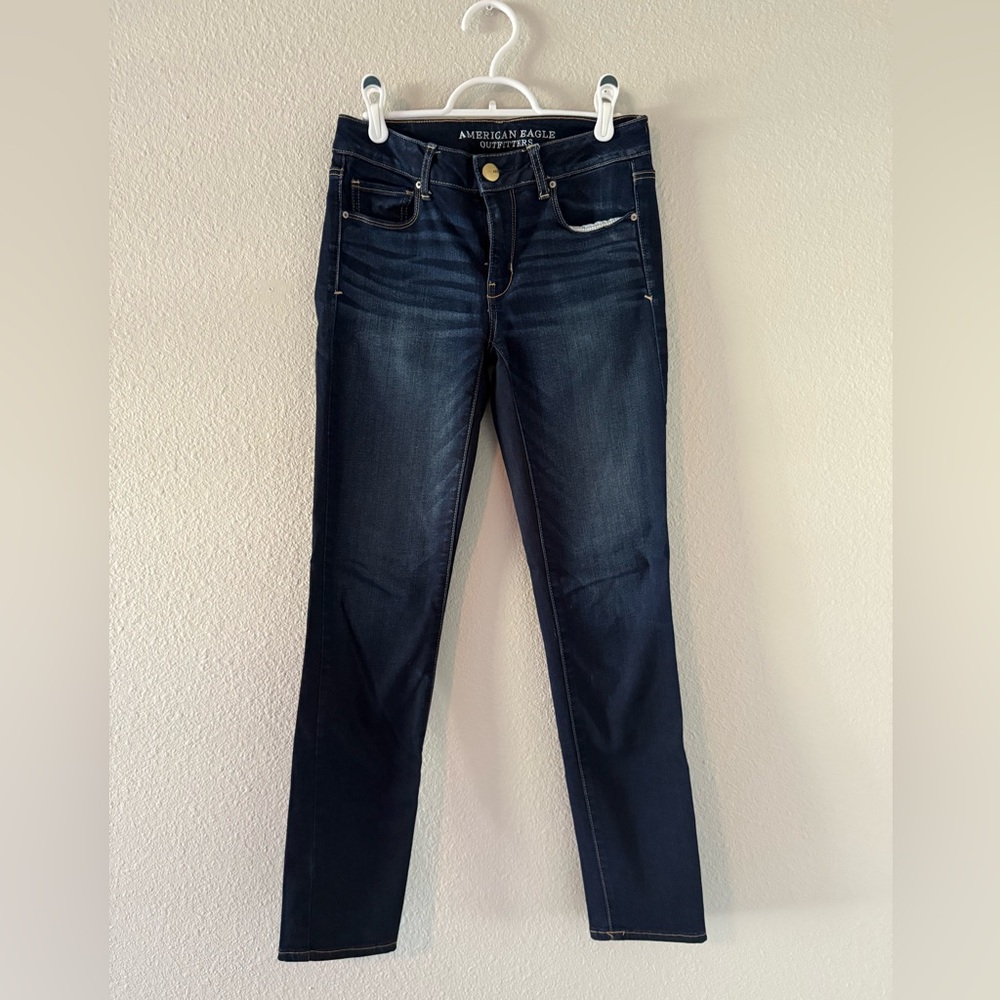 American Eagle Outfitters Women's Navy Skinny Jeans